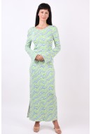 Rochie Noisy May Nmdestiny Open Back Jasmine Green Graphic Swirl